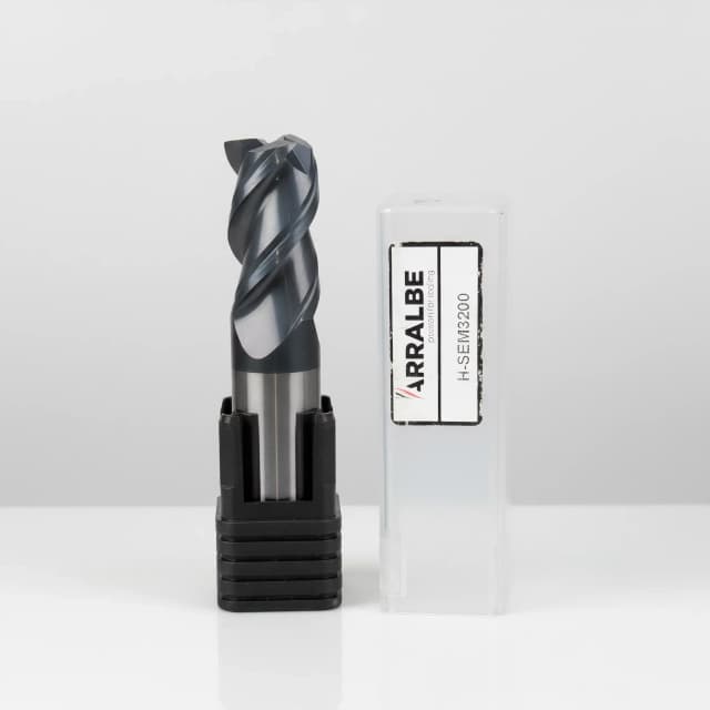 Fresa Ø20 mm De Metal Duro Integral 3 Labios - Arralbe